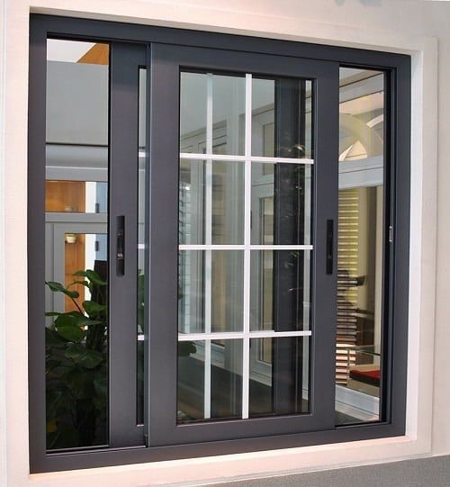 Gray Sliding Door