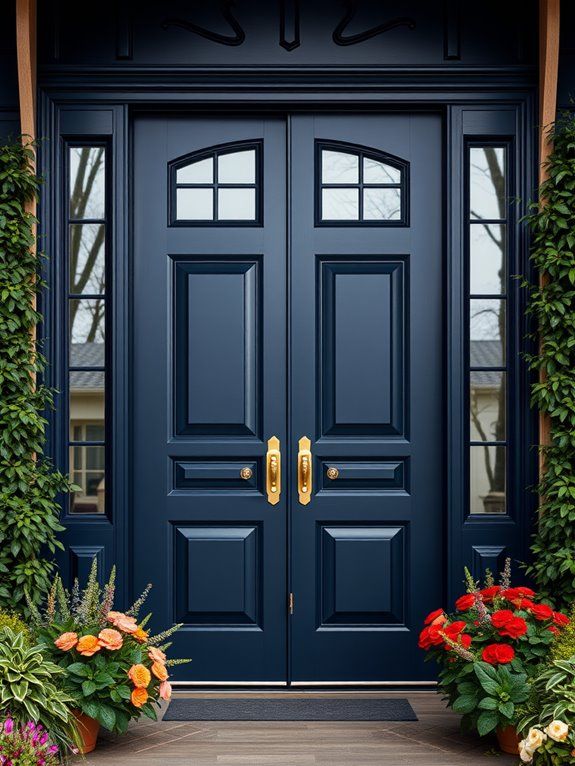 Black Heavy Duty Front Door